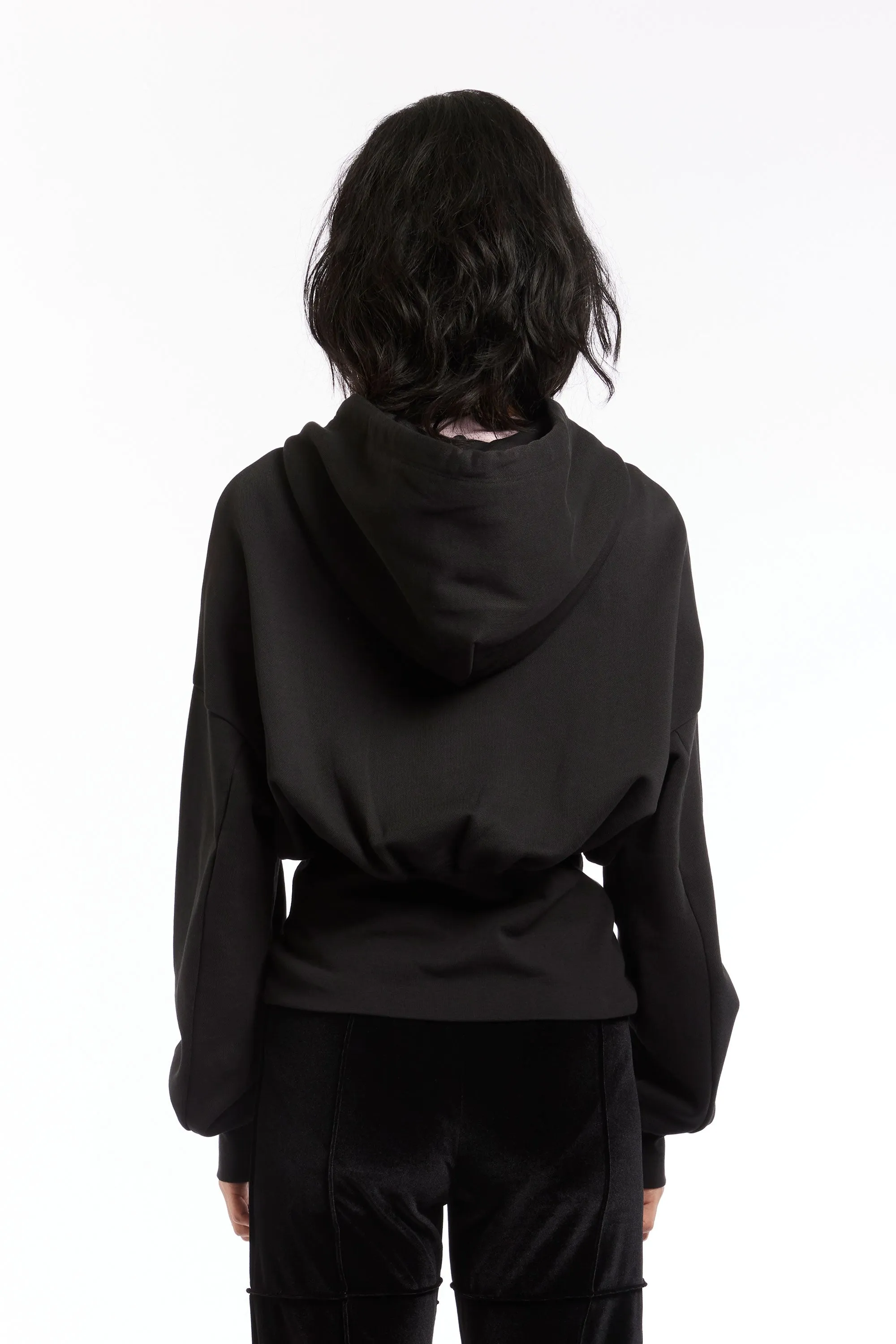 ECKHAUS LATTA - SNATCHED HOODIE BLACK