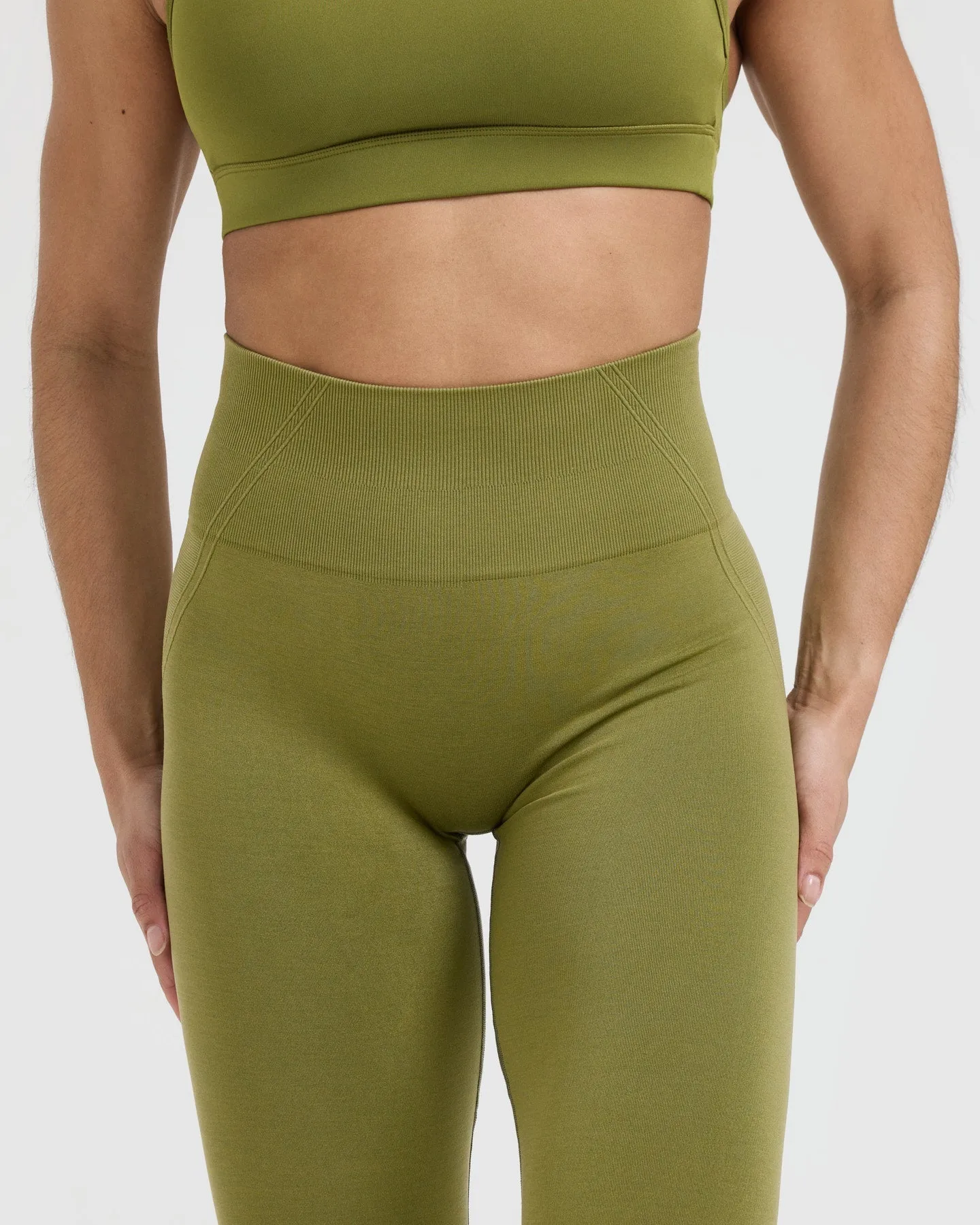 Effortless Seamless Leggings | Olive Green