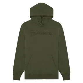 FA Outline Stamp Hoodie Olive