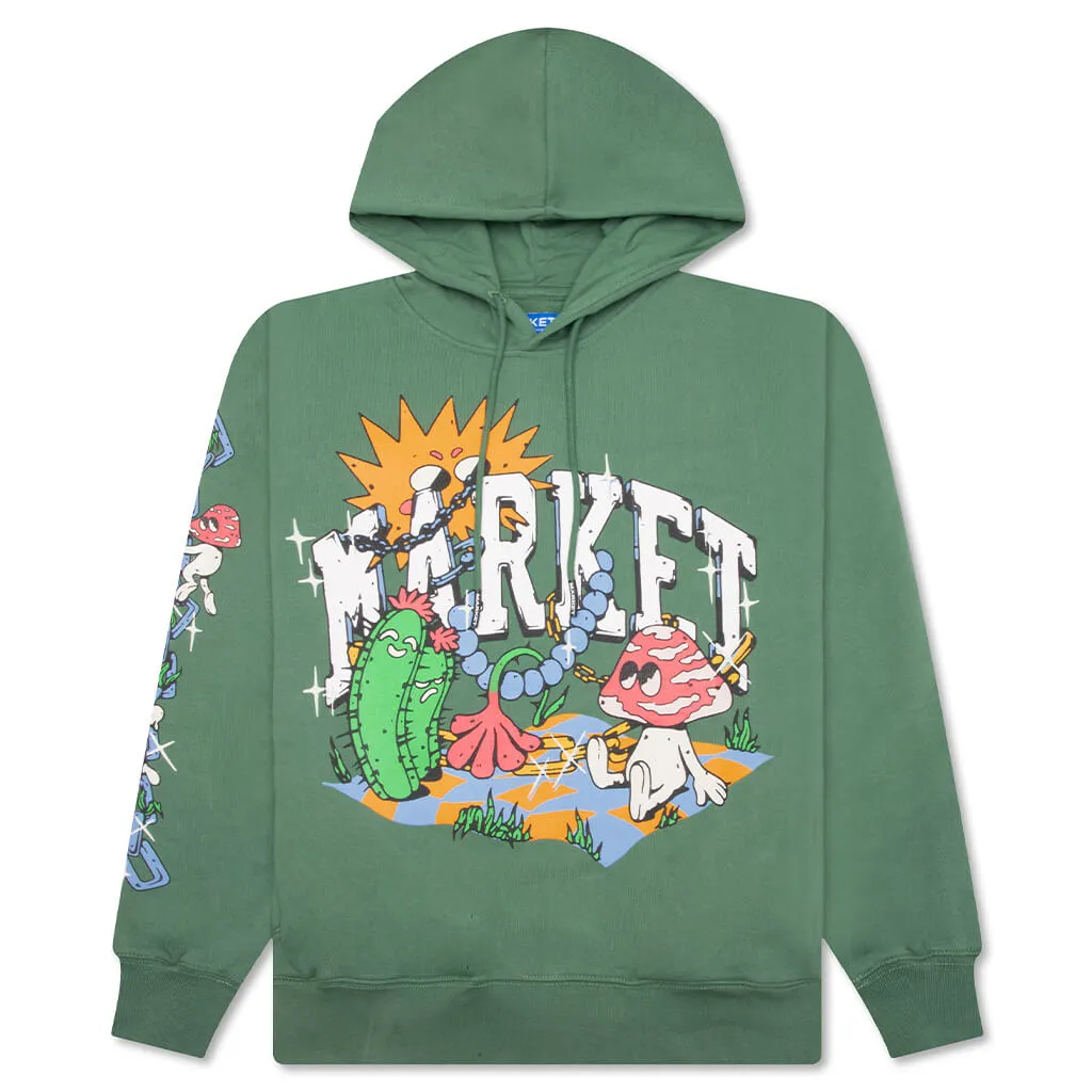 Fantasy Farm Pullover Hoodie - Fern