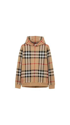 Ferryton Check Hoodie - Archive Beige