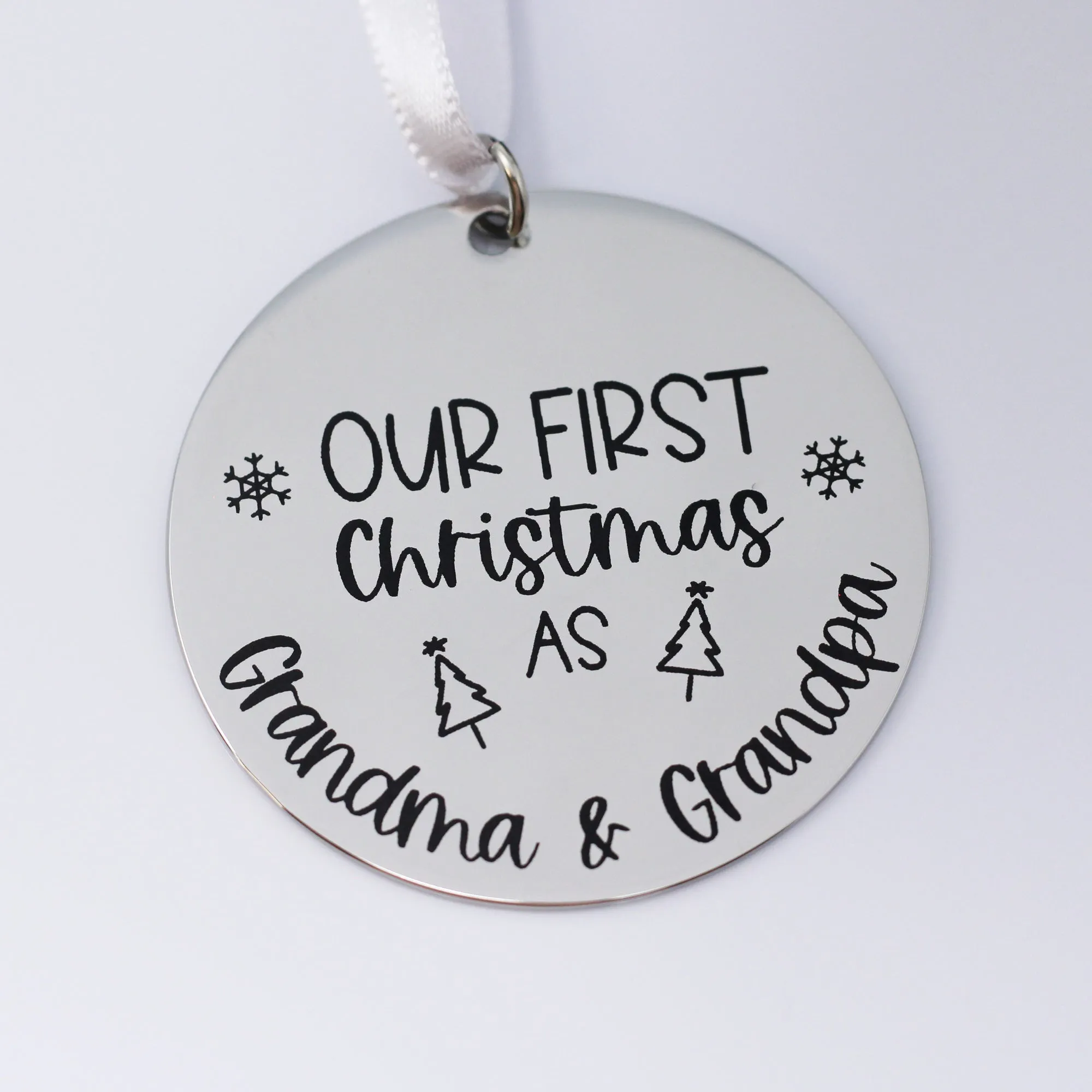 First Christmas as Grandma and Grandpa Ornament