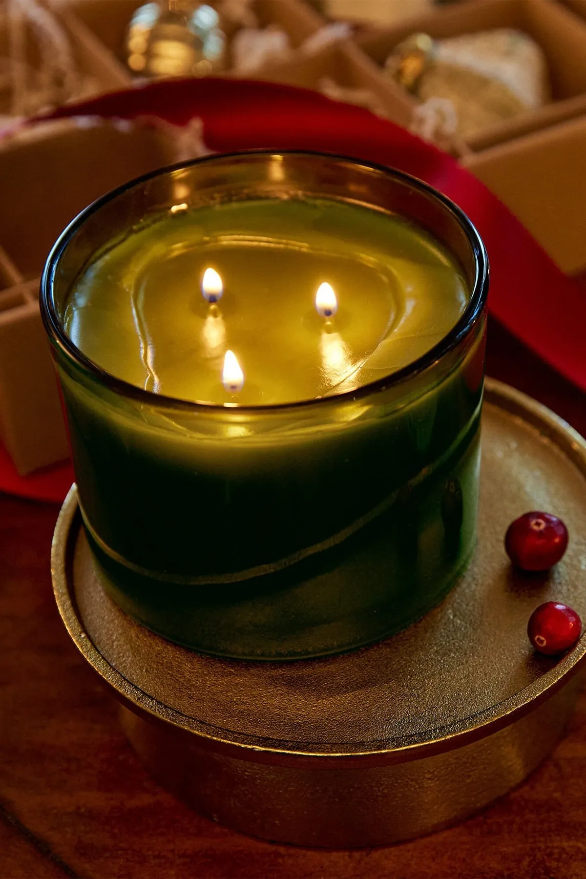 Frasier Fir Green 3-Wick Candle