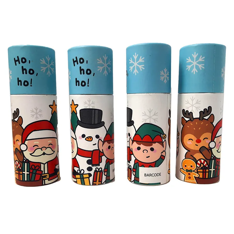 Fun Kids Colouring Pencil Tube - Christmas Festive Friends XPCASE62