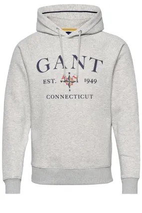 GANT Sailing Club Hoodie Grey