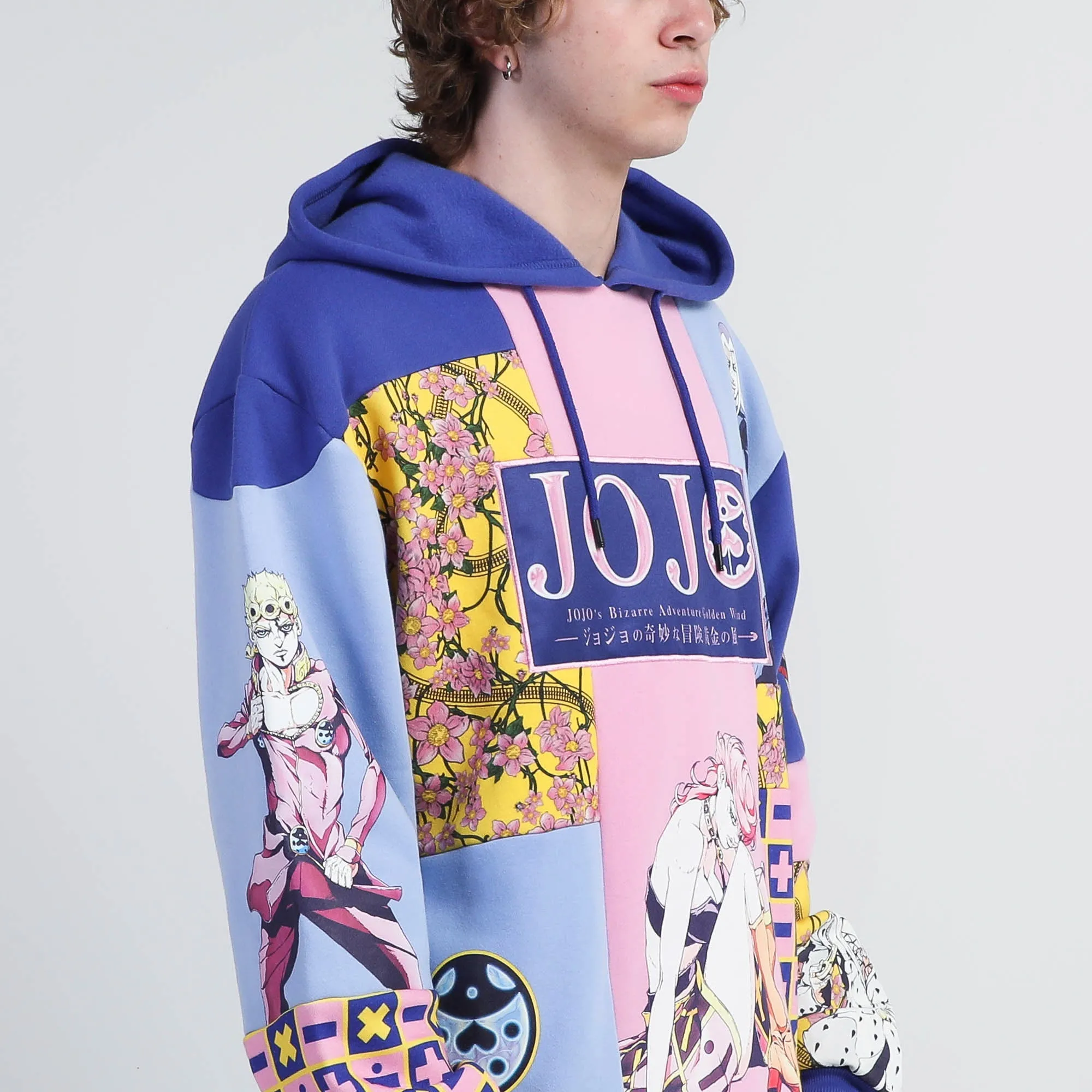 Golden Wind Character Panel Hoodie