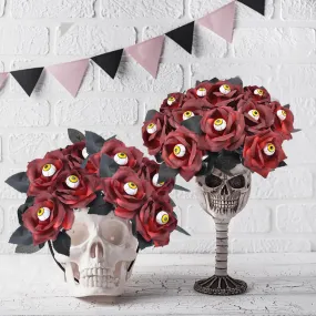 Halloween Eyeball Rose Bouquet