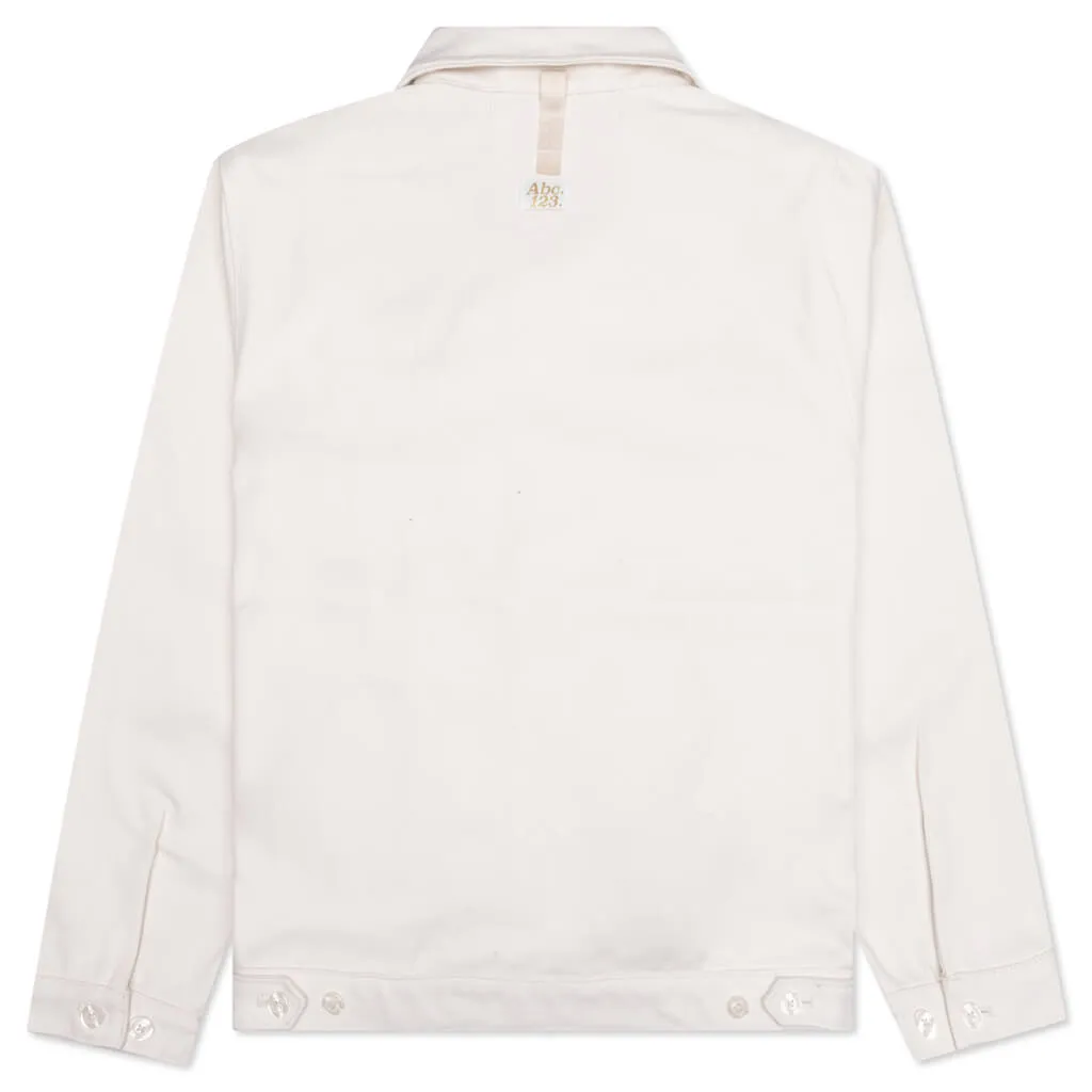 Harrington Jacket - Selenite White