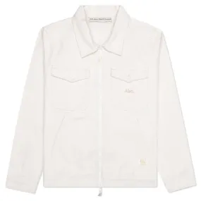 Harrington Jacket - Selenite White