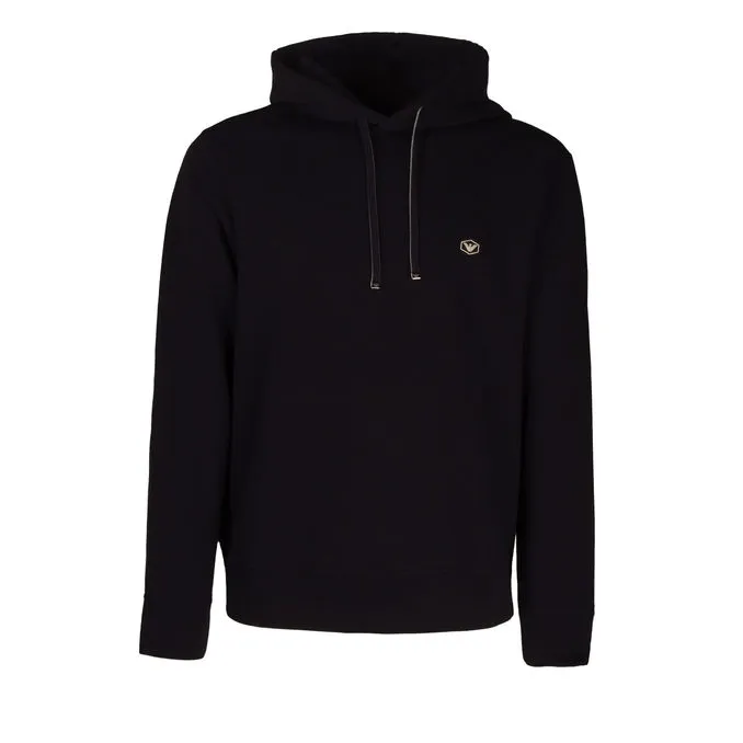 HOODIE LOGO PICCOLO Man Black