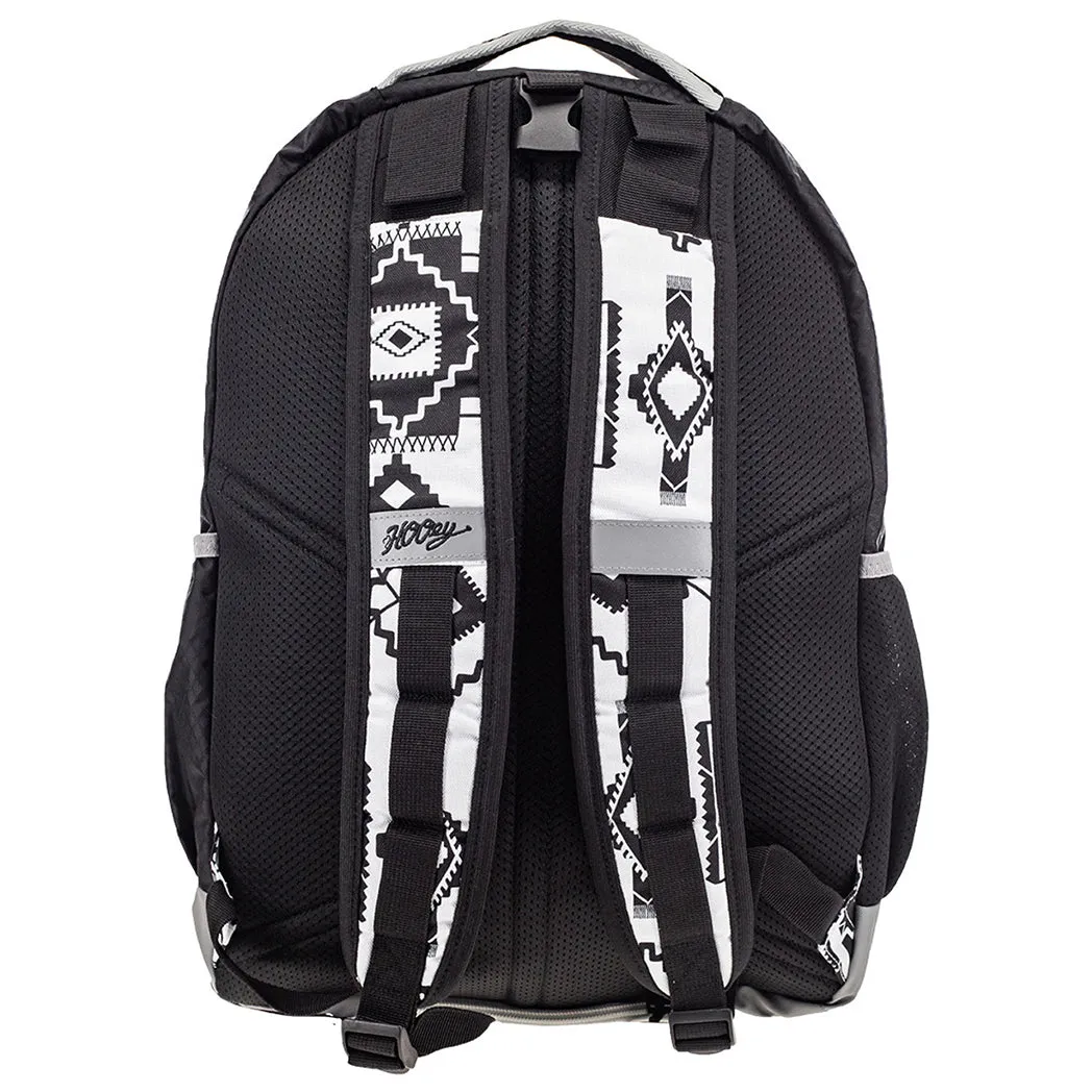 Hooey White & Black Aztec Backpack