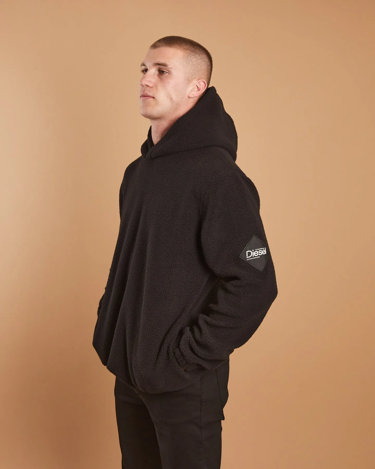 Iceberg Fleece Hoodie Black Dust