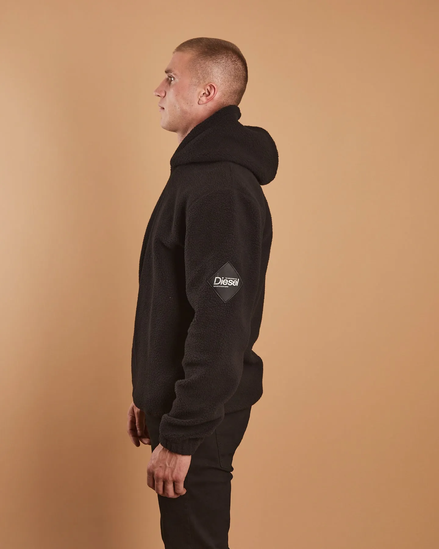 Iceberg Fleece Hoodie Black Dust