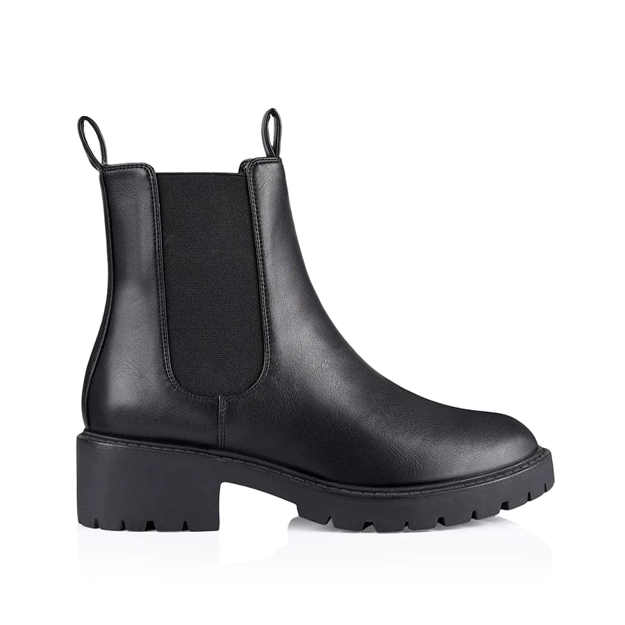 Jalapeno Chelsea Combat Boots - Black