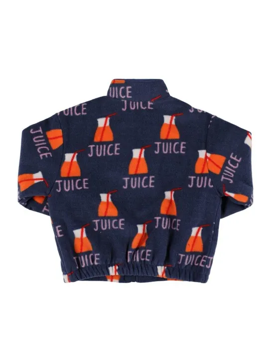 Jellymallow   Printed tech fleece jacket 