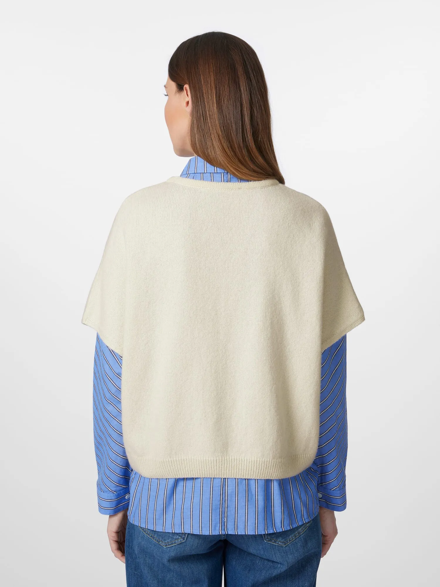 Ladies knitted sweater, Cream | Manufactum