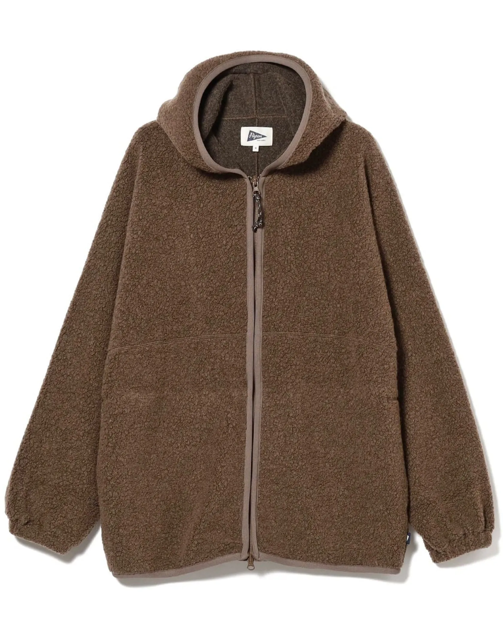 Leo Wool Fleece Zip Hoodie