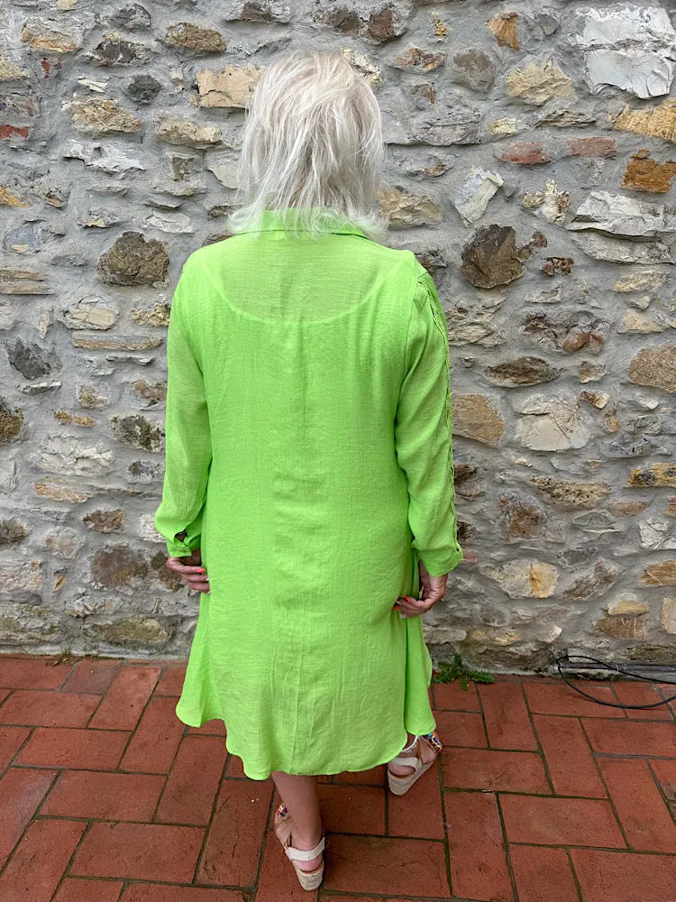 Lime Shirt Jacket Gia