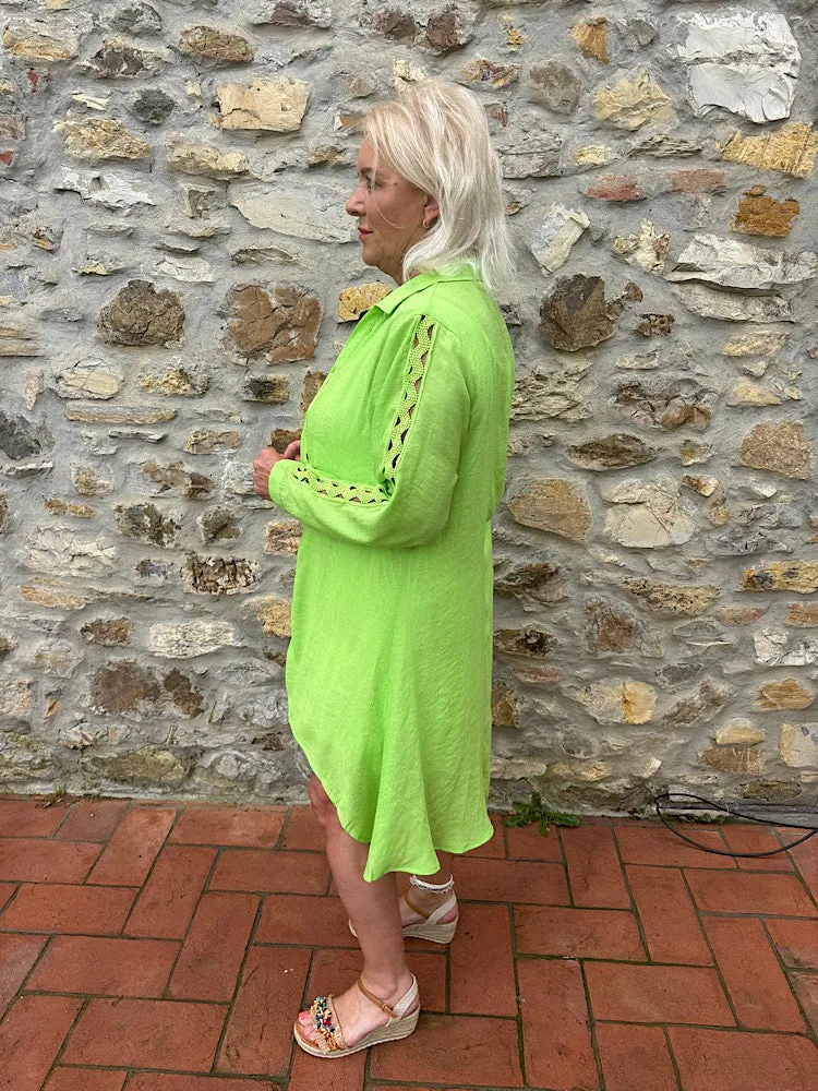 Lime Shirt Jacket Gia