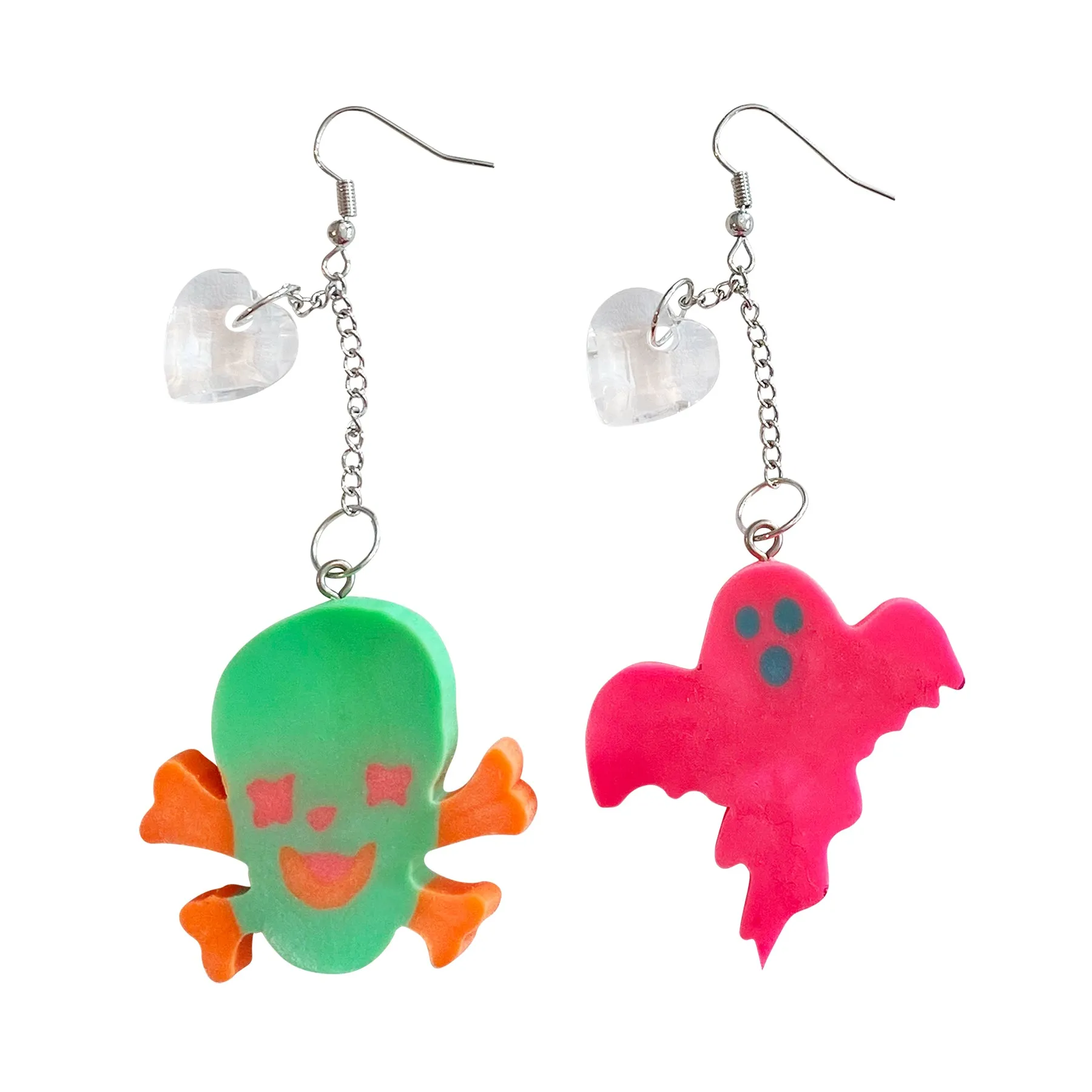 Lisa Frank 90's Halloween Eraser Charm Earrings