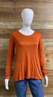 Long Sleeve V-Neck Top