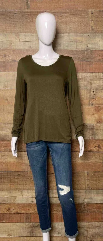 Long Sleeve V-Neck Top