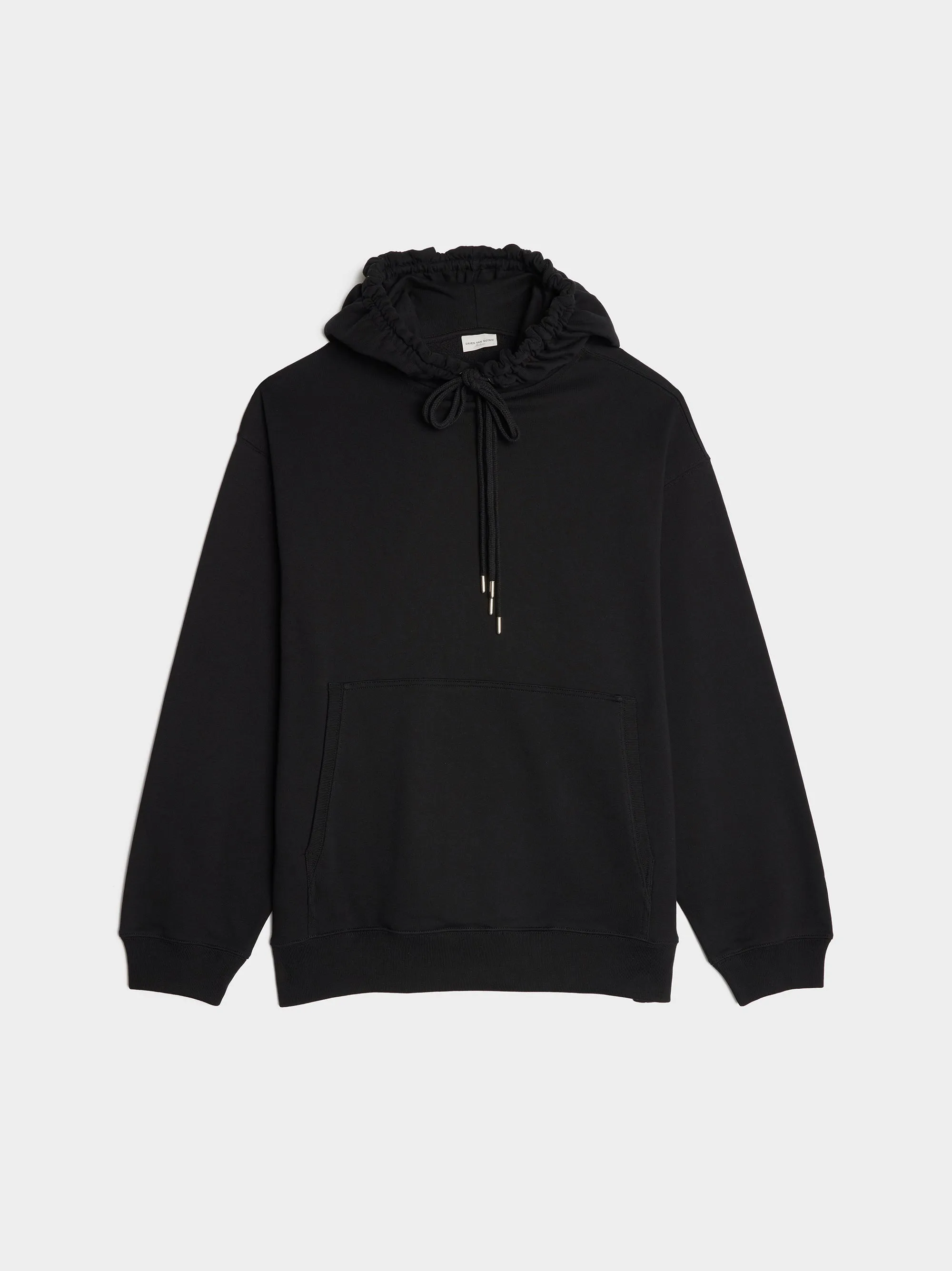 Loose Fit Basic Hoodie, Black