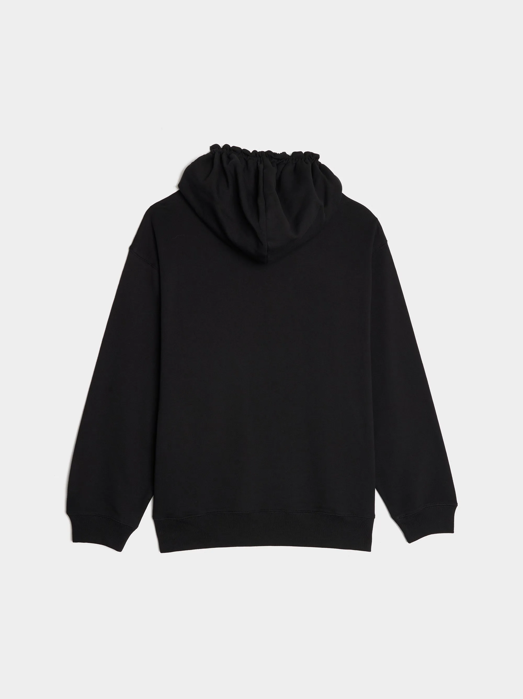 Loose Fit Basic Hoodie, Black