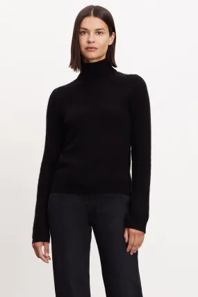 LORI06 DS CASHMERE MOCKNECK SWEATER