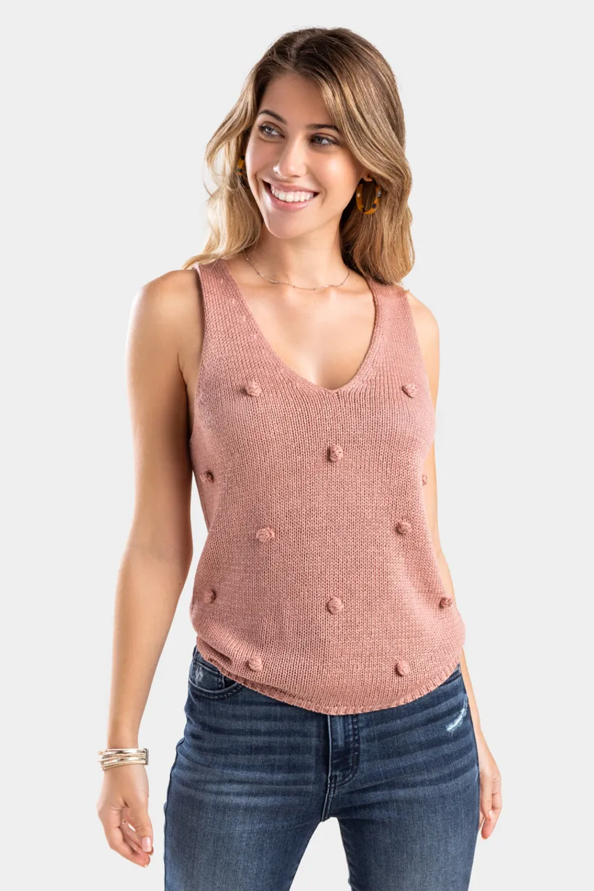 Madge Pom Sweater Tank