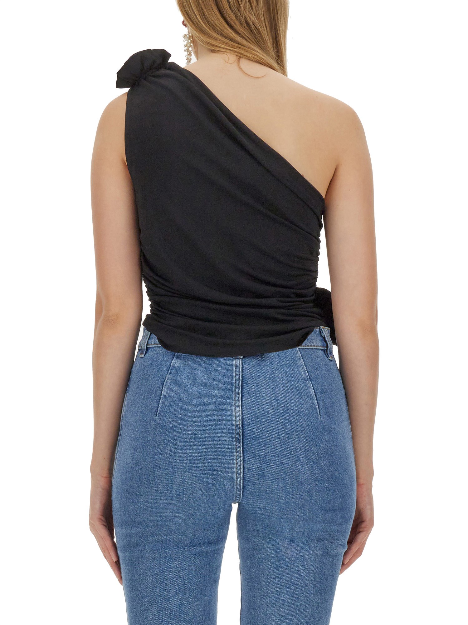 MAGDA BUTRYM    VISCOSE ONE-SHOULDER TOP