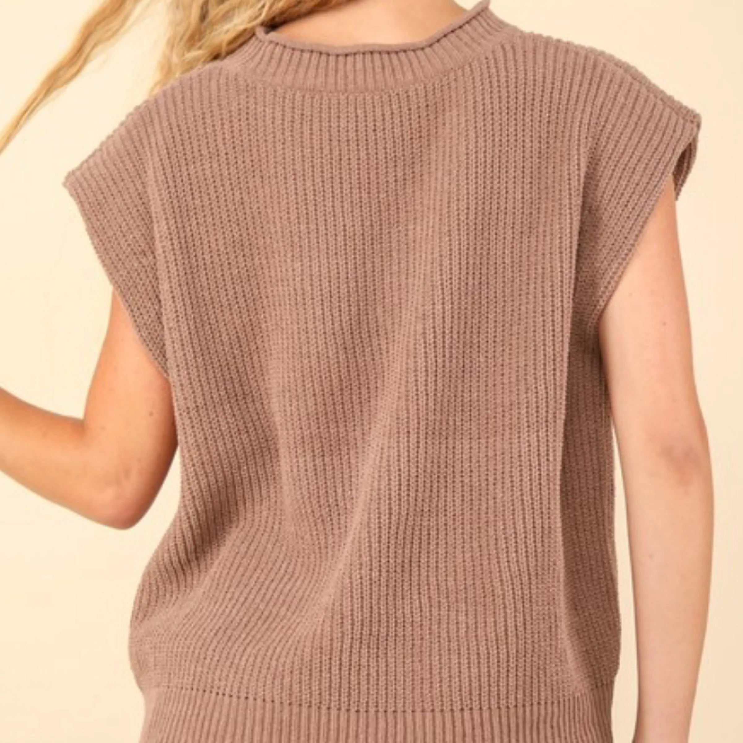 Making Memories Soft Knit Sweater Vest Top