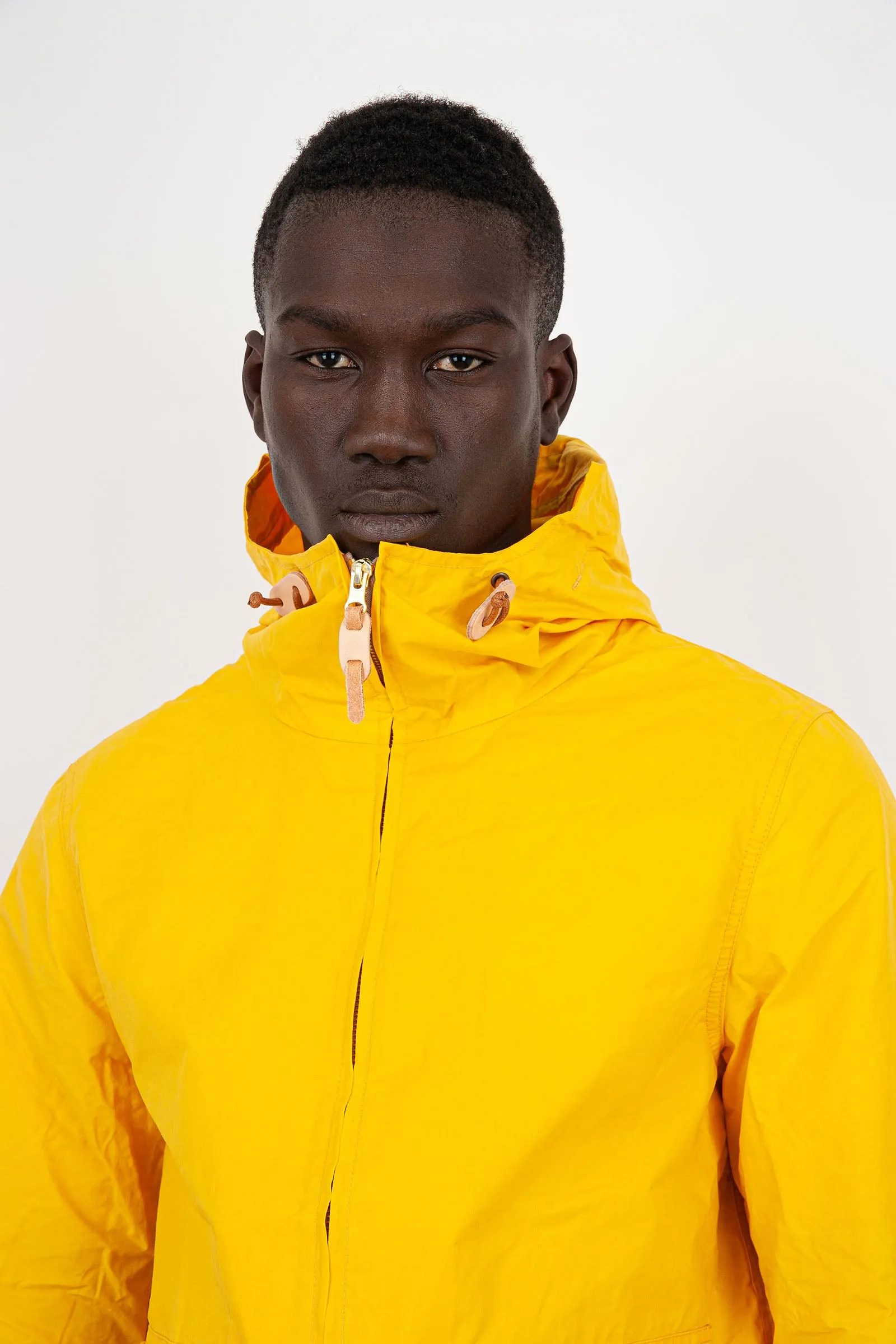 Manifattura Ceccarelli Blazer Coat With Hood Cotone Giallo