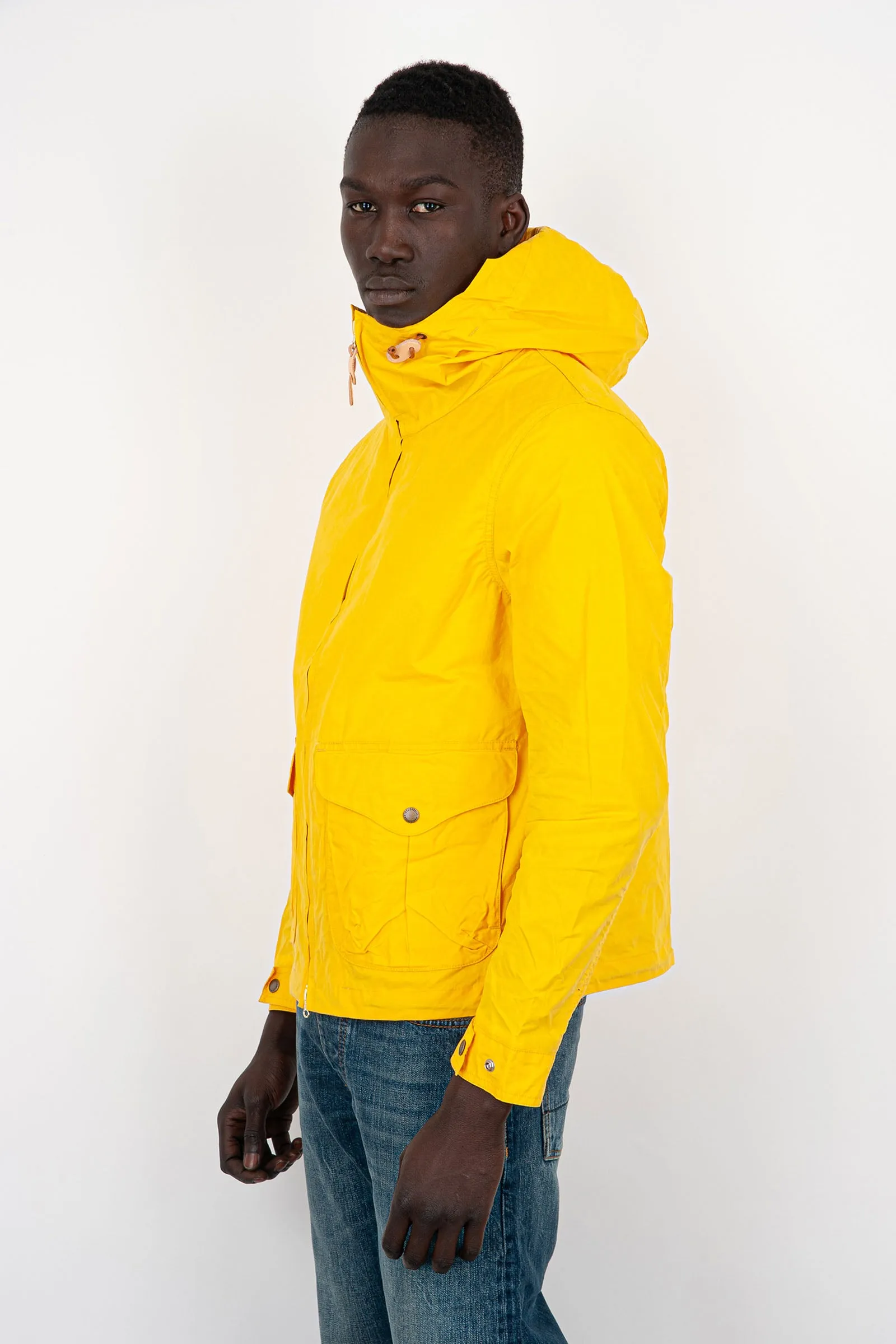 Manifattura Ceccarelli Blazer Coat With Hood Cotone Giallo