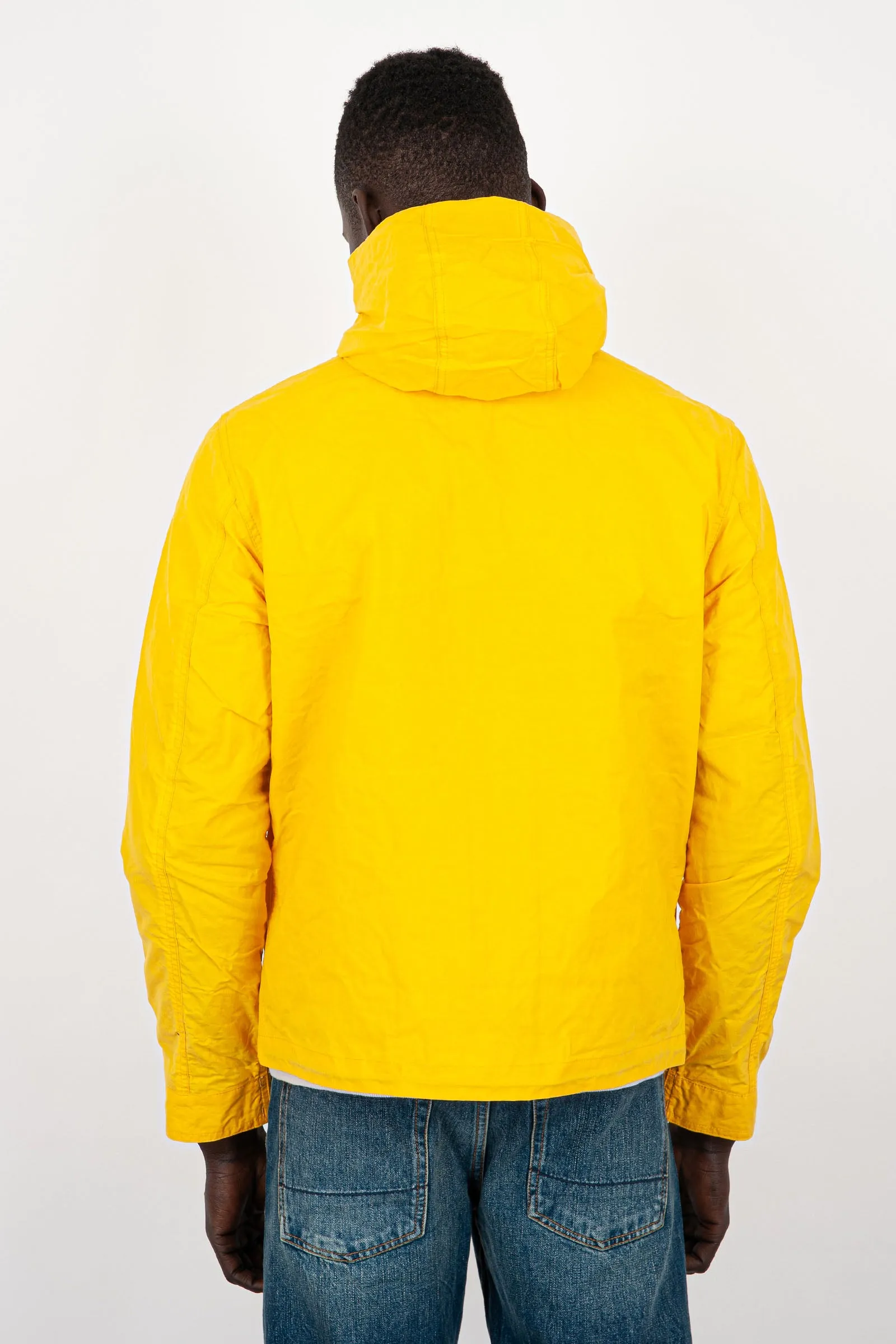 Manifattura Ceccarelli Blazer Coat With Hood Cotone Giallo