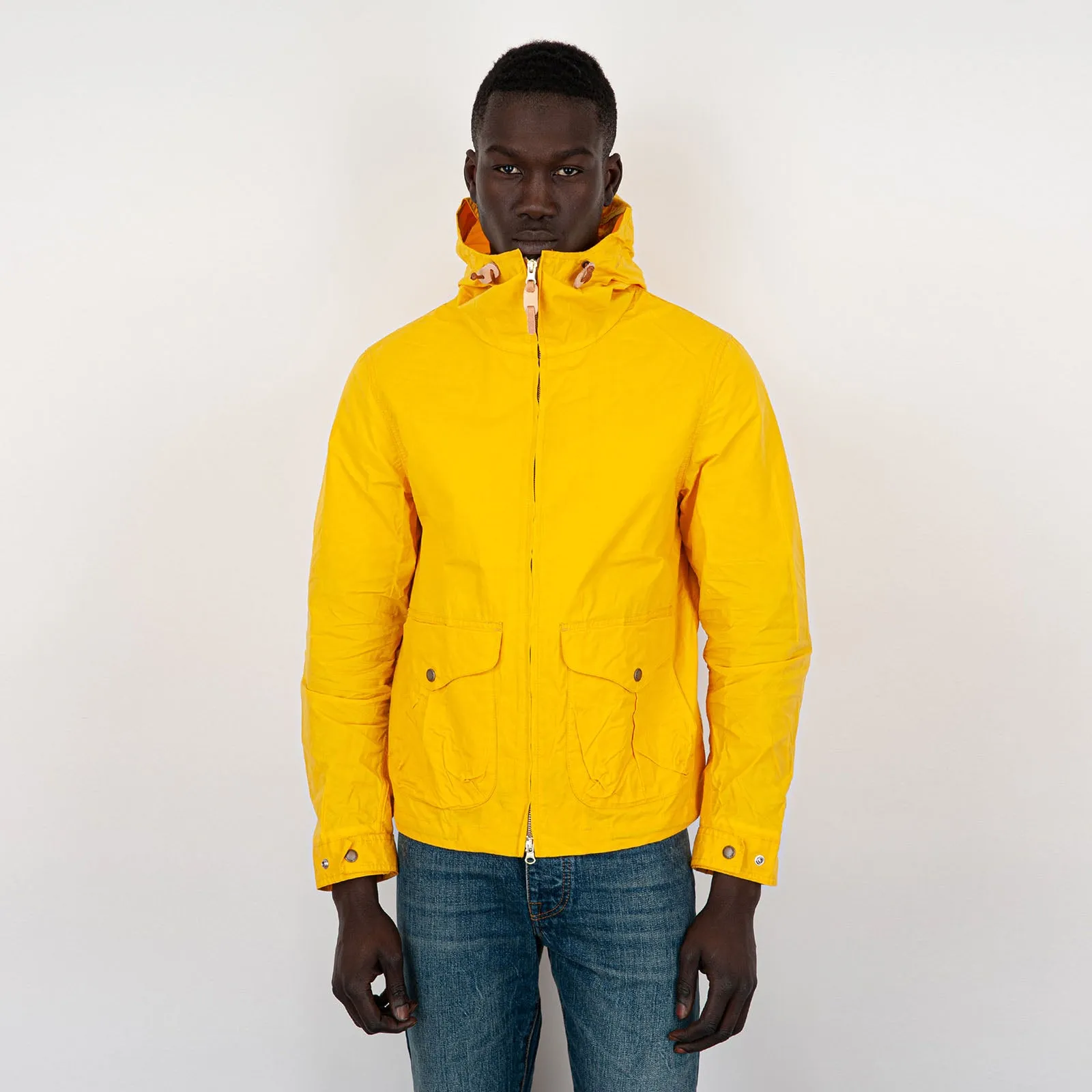 Manifattura Ceccarelli Blazer Coat With Hood Cotone Giallo