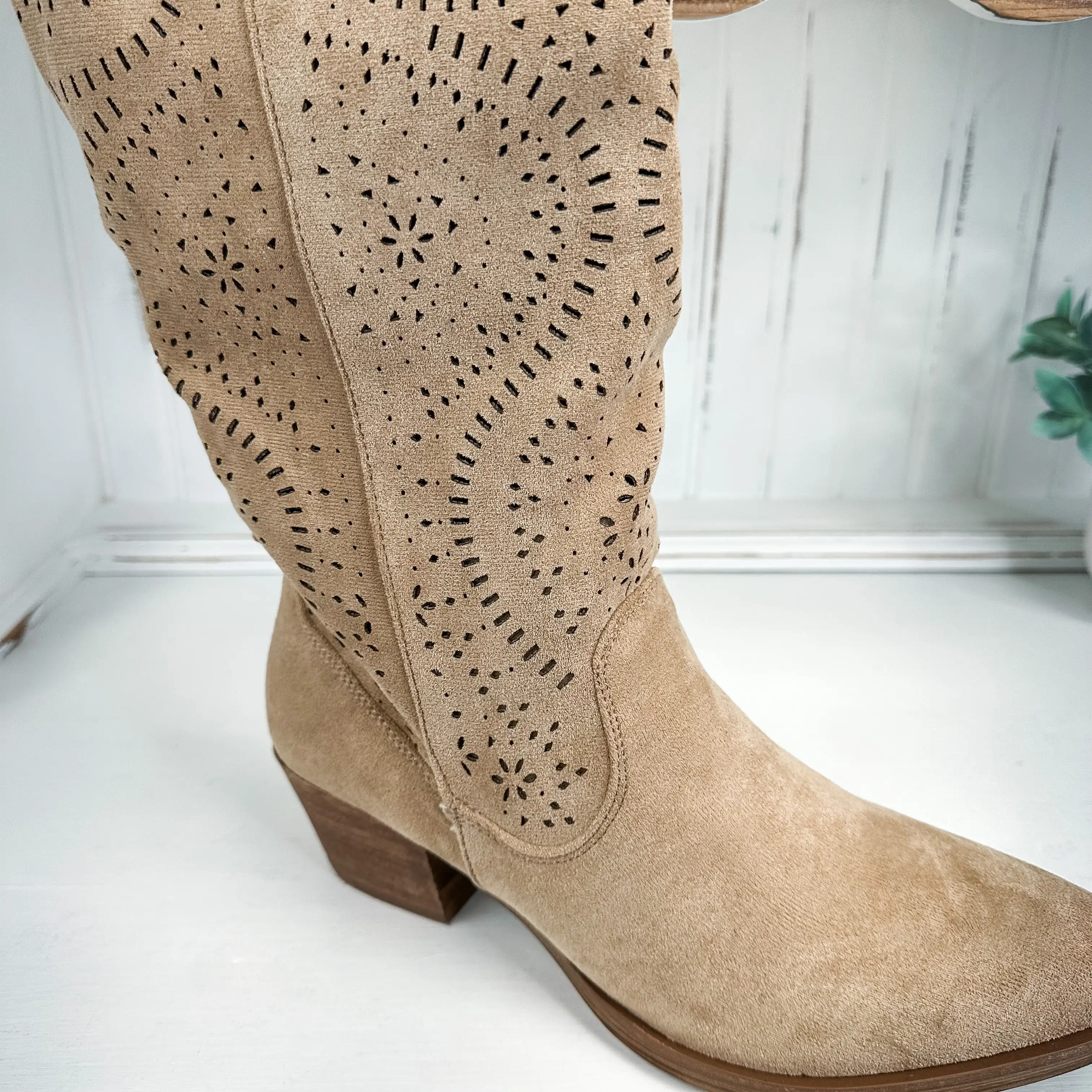 Mara Tall Boot - Sand