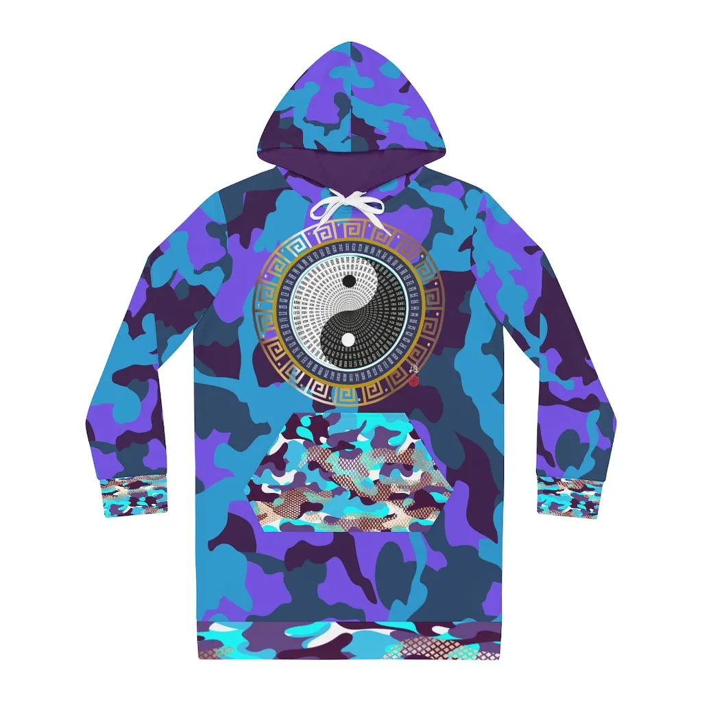 Marina Camouflage (YinYang) Hoodie Dress