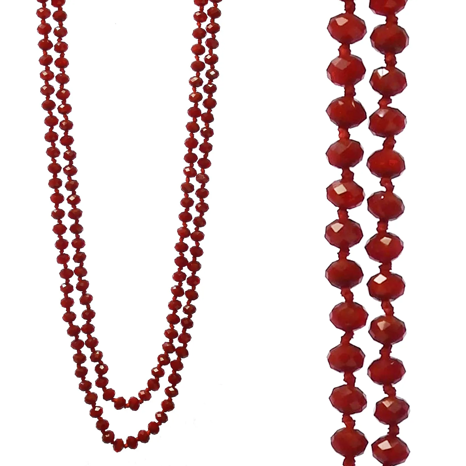 *Maroon Crystal Strand 60