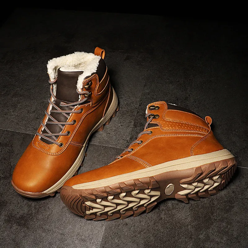 Men's Fur Lined Hiking Boots