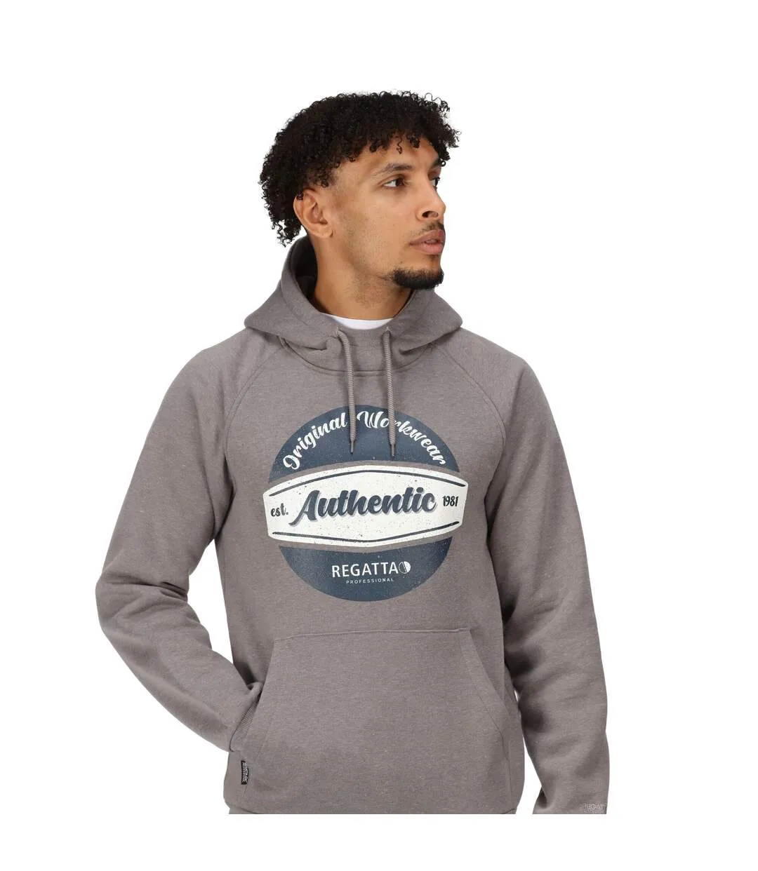 Mens original hoodie rock grey marl Regatta