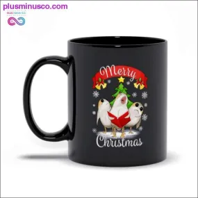 Merry Christmas / Birds Marry Christmas Essential Black Mugs