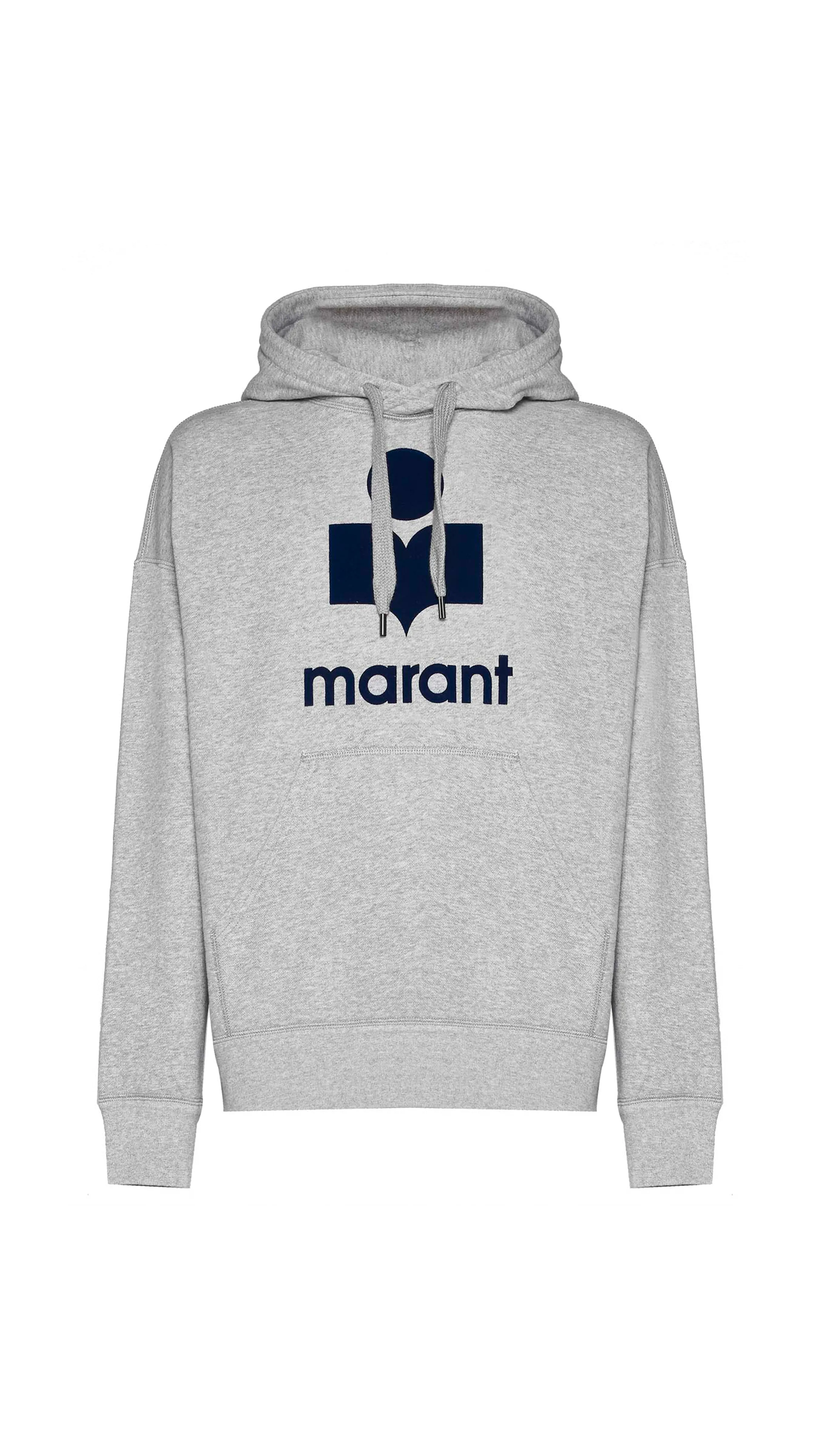 Miley Logo Hoodie - Grey/Navy