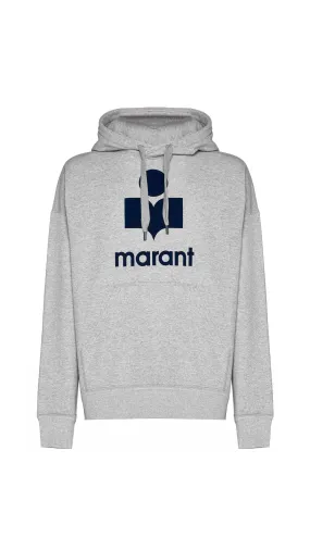 Miley Logo Hoodie - Grey/Navy