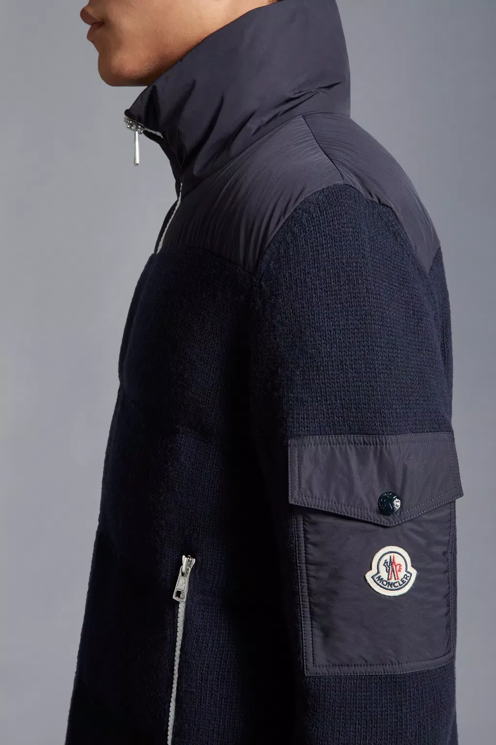 MONCLER  |Padded Wool Hoodie I20919B00005M1241750