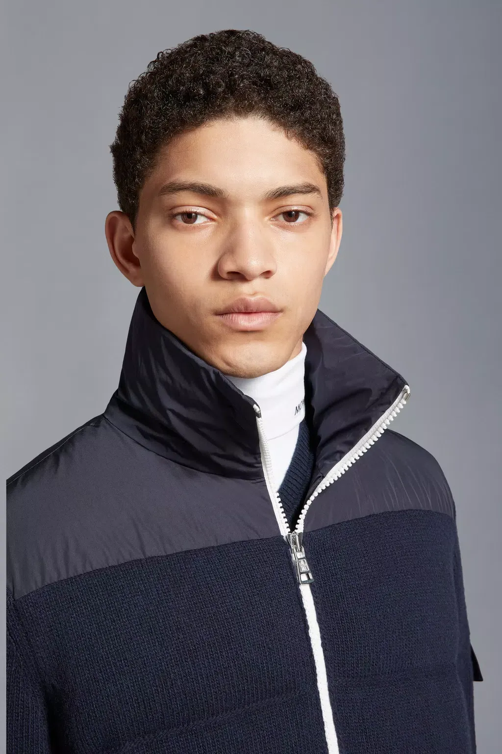 MONCLER  |Padded Wool Hoodie I20919B00005M1241750