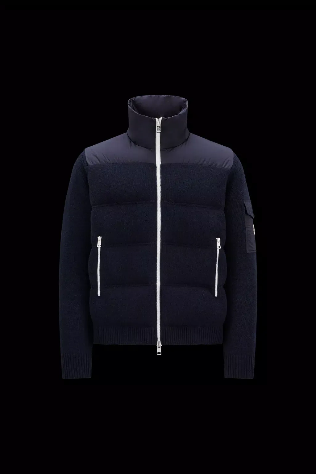 MONCLER  |Padded Wool Hoodie I20919B00005M1241750