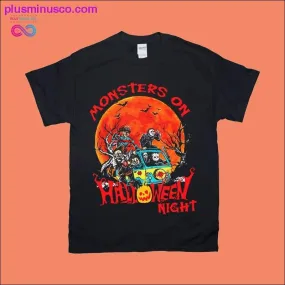 Monsters on Halloween Night T-Shirts