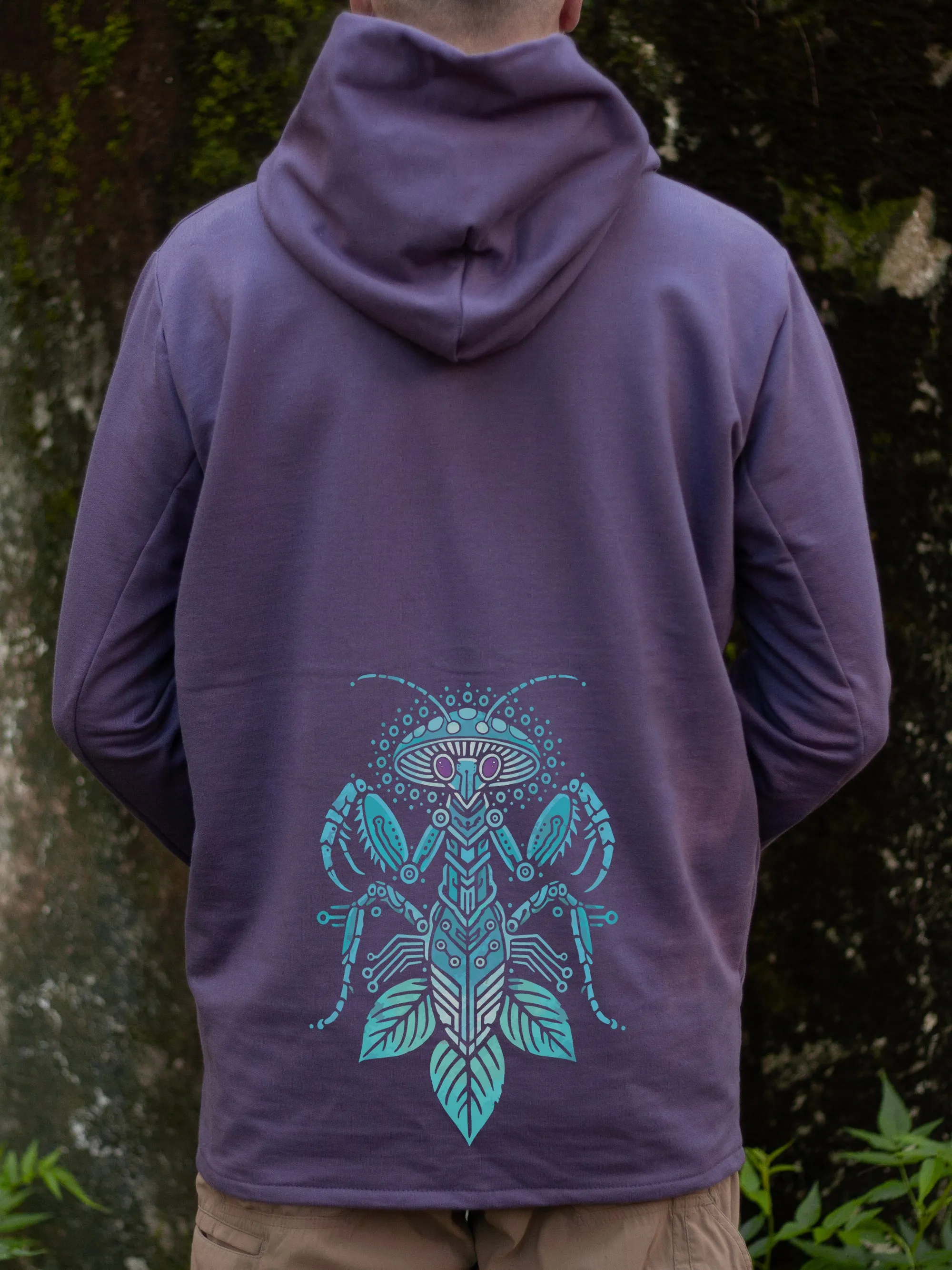 NEW Purple Mushroom Mantis Hoodie