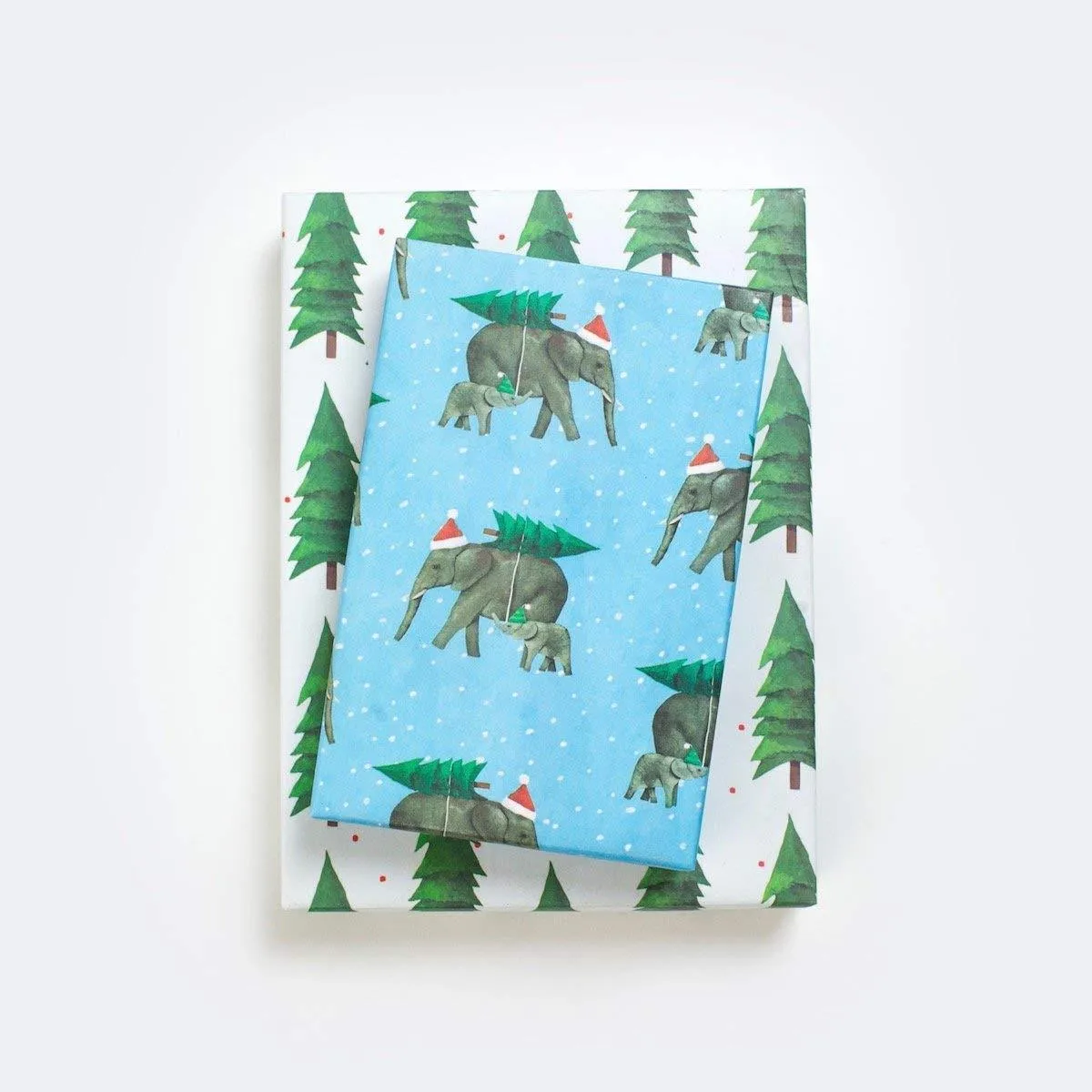 New Reversible Holiday Wrapping Paper for Christmas